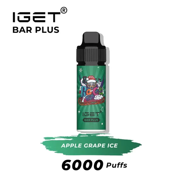 apple grape ice iget bar plus 6000 puffs | IGET Bar New Zealand