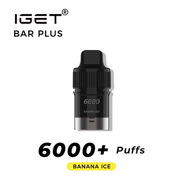 banana ice iget bar plus 6000 puffs pod | IGET Bar New Zealand