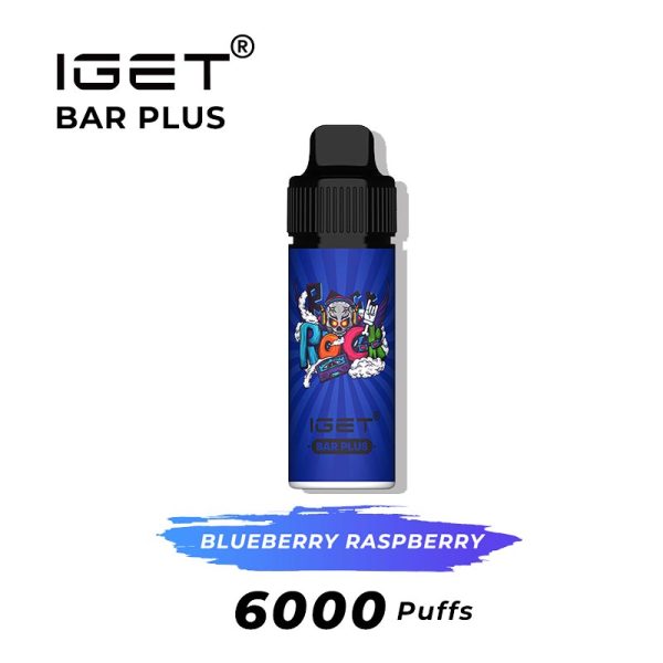 blueberry raspberry iget bar plus 6000 puffs kits | IGET Bar New Zealand