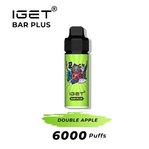 double apple iget bar plus 6000 puffs kits | IGET Bar New Zealand