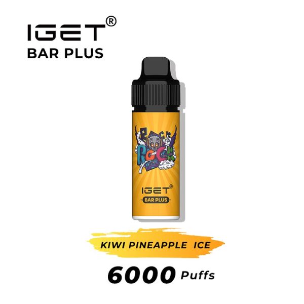 kiwi pineapple ice iget bar plus 6000 puffs kits | IGET Bar New Zealand