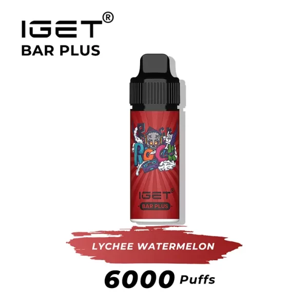 lychee watermelon iget bar plus 6000 puffs | IGET Bar New Zealand