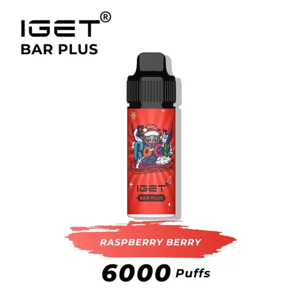 raspberry berry iget bar plus 6000 puffs | IGET Bar New Zealand