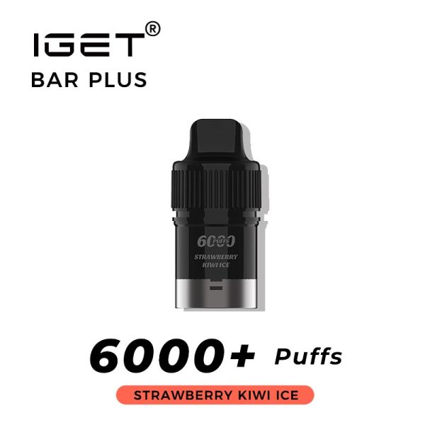 strawberry kiwi iget bar plus 6000 puffs pod | IGET Bar New Zealand